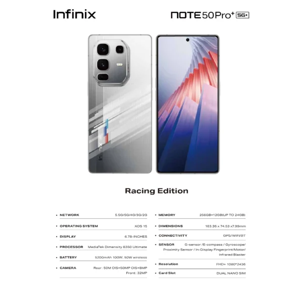 Infinix Note 50 Pro+ 5G - Image 4