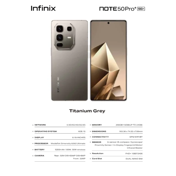 Infinix Note 50 Pro+ 5G - Image 5