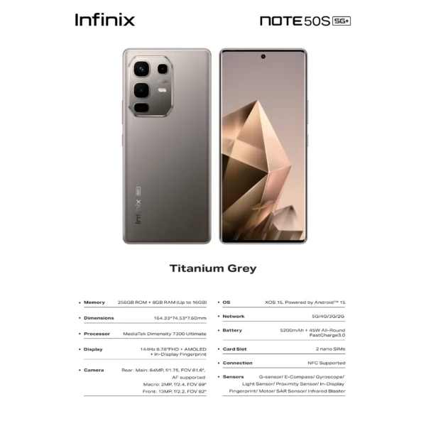 Infinix Note 50S 5G+ - Image 5