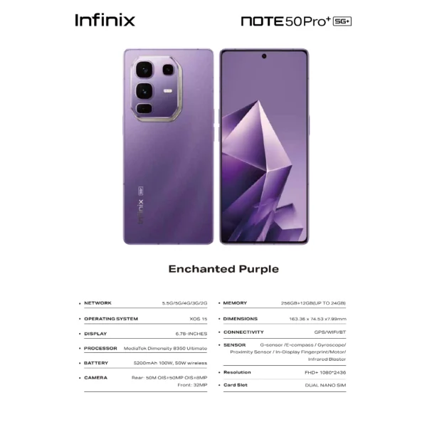 Infinix Note 50 Pro+ 5G - Image 3