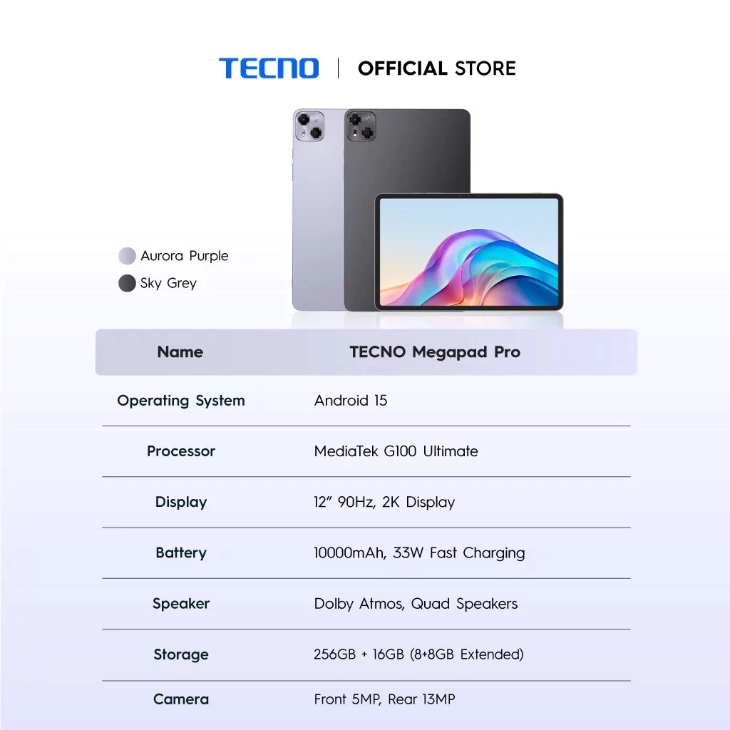 Tecno MegaPad Pro (LTE) - Image 3